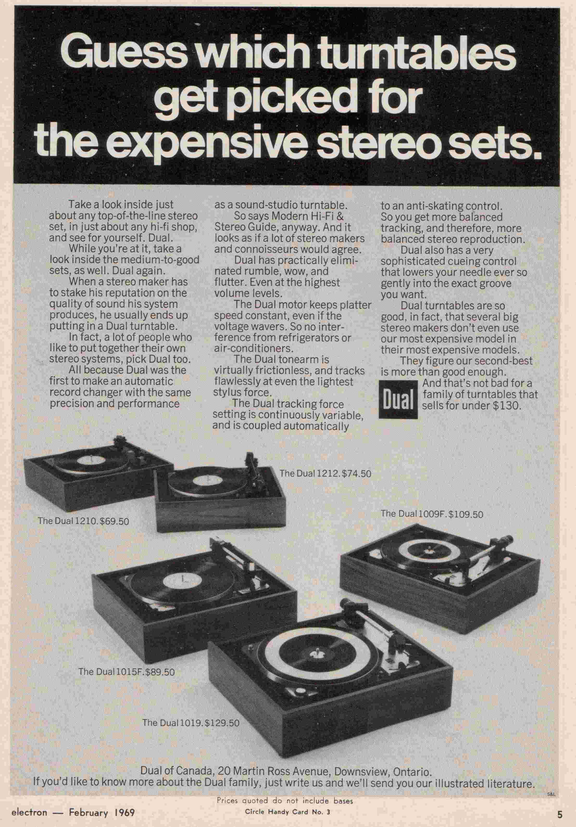 1969 Dual Advertisement View